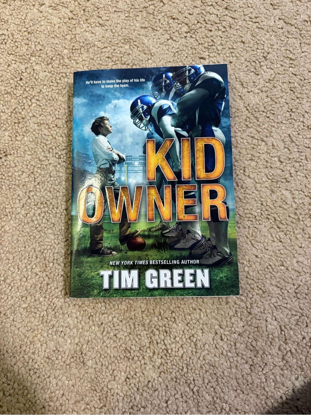 Kid Owner Hardcover Book - Blue/Green Cover